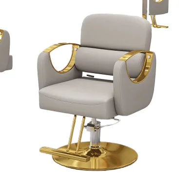 Professional Foldable Electrical Barber Chair Adjustable Footrest Pump Modern Design Salon Furniture