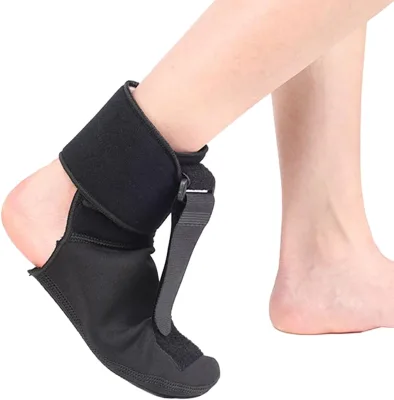Soft Adjustable Compression Foot Drop Plantar Fasciitis Night Splint