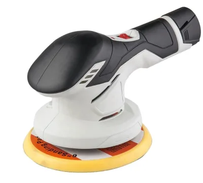 ATLI ATCP-1029 12V DC Car Polishing Electric Rotary Cordless Polisher Handle 6" Foam Pad 2500-5000 RPM 1-6 Speed Levels 2000mAh