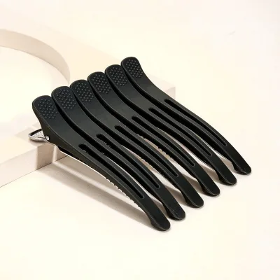 6Pcs/Set Plastic Edge Clip Hairpin Accessories Plus Size 8CM Fish Beak Clip Hair and Duck Beak Clip Hairpin Hair Styling Tools