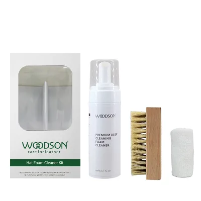 Wholesale OEM Private Label Custom logo Cap Hat Cleaning Kit Foam Cap Cleaner Solution with Hat Cleaning Brush