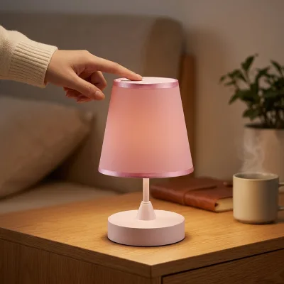 Rechargeable Touch Desk Lamp LED Night Light USB Charging Dimming Table Lamp for Bedroom Hotel Office