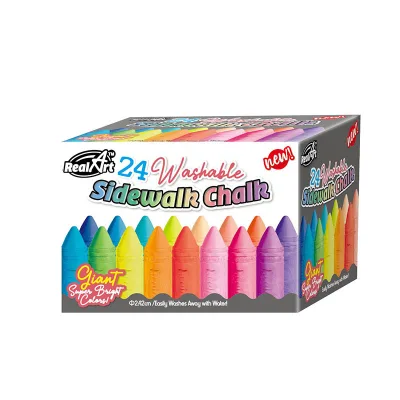 Custom Outdoor Washable Non-toxic Eco-friendly Colors Dustless Sidewalk Chalk
