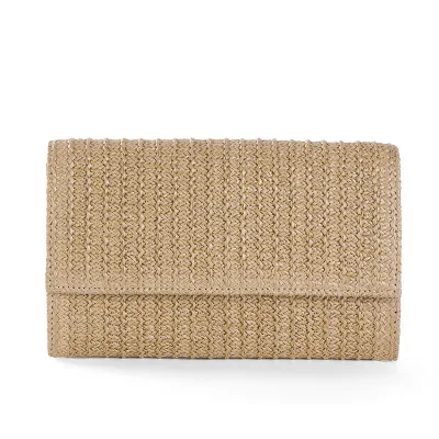 Summer Beach Bag Straw Clutch Purse for Women, Envelope Evening Clutch Handbags for Formal Party Wedding 2025