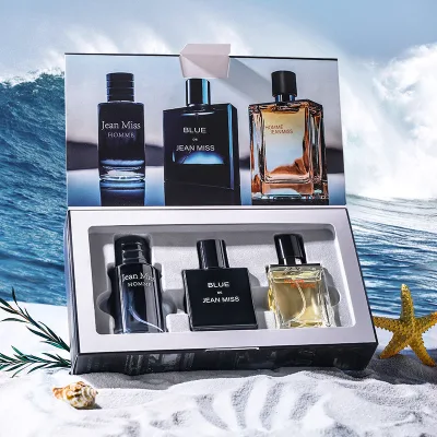 Wholesale Custom Label Men's Wooden Tone 30ml*3 Suit Durable Eau De Toilette Vietnam Perfume
