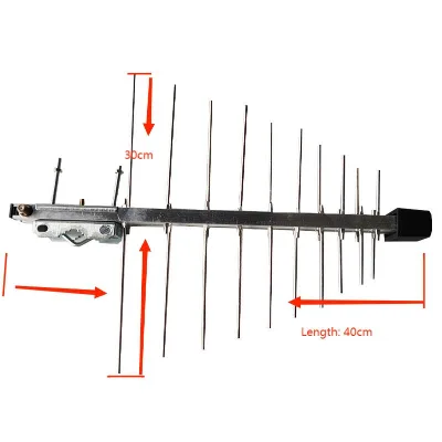 High Gian Signal Booster Amplifier TV Yagi Antenna 20e Mini Omni-directional Antenna With Cable
