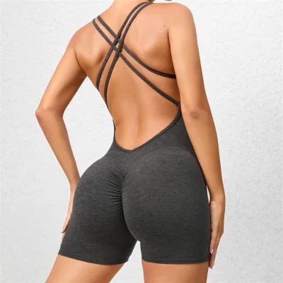 New Pleated Peach Yoga Pants European and American Quick-drying Women's Training Dance Sports
