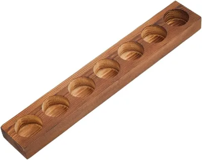 Wooden Candle Holder for Tea Lights Rustic Style Wood Candle Stand for Tables and Weddings