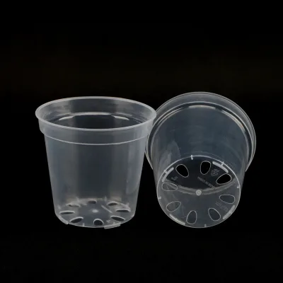Factory Direct Sales Orchid Flower Pots with Holes, Breathable, Environmentally Friendly, Corrosion-resistant PP Plastic Pots