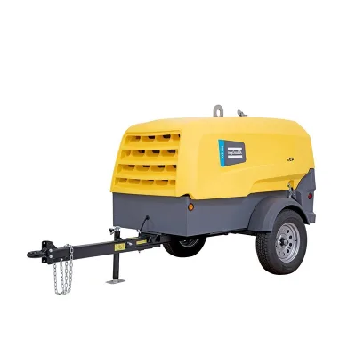 For XAS 380V Diesel 90KW PLC Portable Screw Air Compressor Oil-Free Water-Cooled