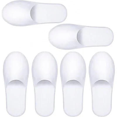 Wholesale Hotel Black Slippers Luxury Hotel Slippers Premium Disposable Hotel Slipper