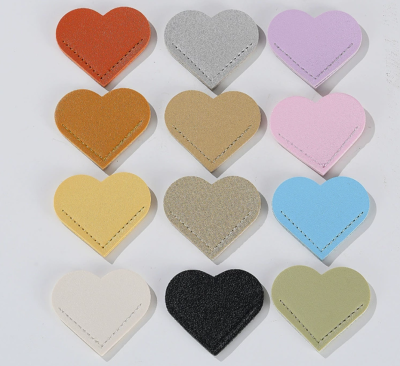 Leather Heart Shape Bookmark Page Corner Reading Cute Bookmarks Promotional Corner Leather Bookmark