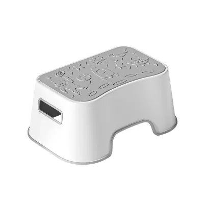 Children's Durable Plastic Non-Slip Small Staircase Footstool for Potty Training Face Wash Step Stool for Babies