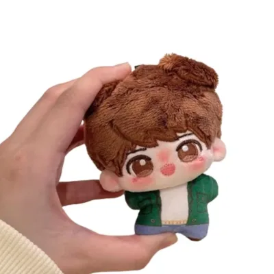 Low MOQ Custom Made Small Kpop Plush Doll Keychains Toy Custom Plush Keychain