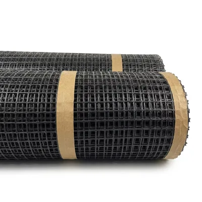 Cost Effective Bulk Stock 30kn to 300kn Polyester Geogrid for Pavement Reinforcement