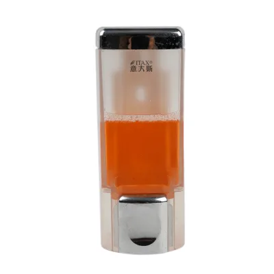 Made in China Premium Plastic ABS Transparent Drip Soap Dispenser Wall Hanging Refill Liquid Lotion Dispenser