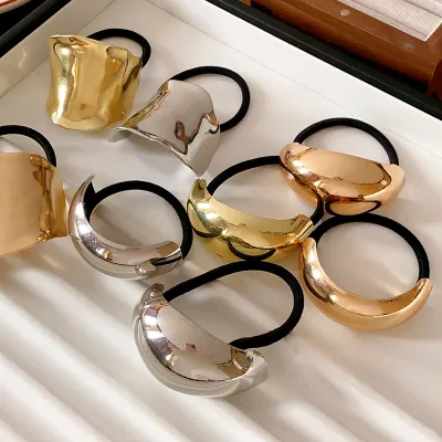 Fashionable Charm Elastic Hair Band Girls Cuffs Hold Geometric Hair Ties Women Ponytail Holder Hair Band