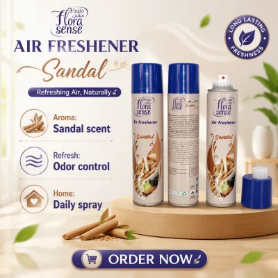 Car Interior Aerosol Air Freshener Spray, Refreshing Odor Neutralizer for Automobile & Household Indoor Space