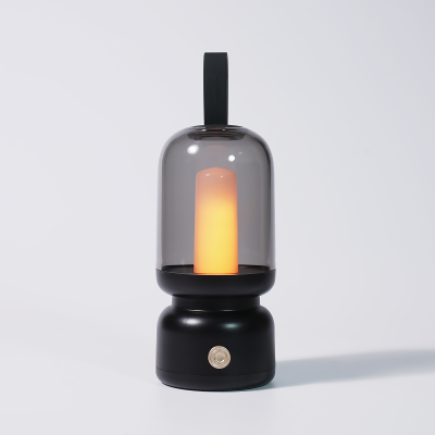 New Design Portable LED  Retro Lantern Rechargeable Touch Night Lamp Portable Flame Lamp