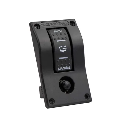 Bilge Pump Switch Panel with Breakers Protection - Marine / Boat / Narrowboat JH-PN-AB1