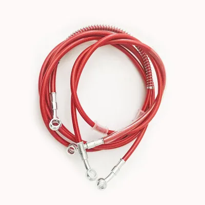 Brake Oil Pipe Interface for Motorcycle and Electric Vehicle Brake Discs, M10x, Length 1M/2.2M, Made of Aerospace Materials