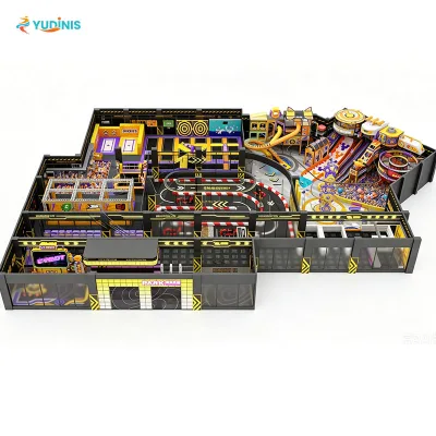 Commercial Custom Soft Play Equipment with Ball Pool Slides and Climbing Games Indoor Playground