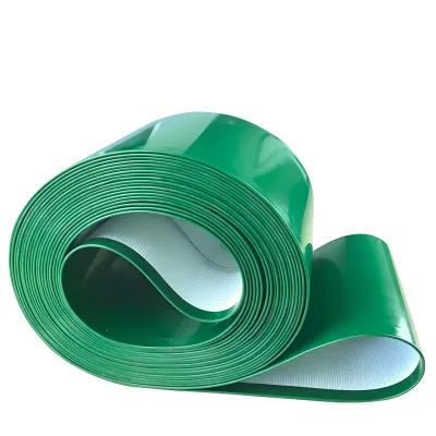 Anti-static 3mm Green PVC Industrial Conveyor Belt PU/PVC Smooth Surface Logistics Industry Conveyor Belt