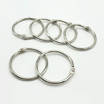 With Reply Very Quickly Easy to Open Loose Leaf Ring Metal Book Black Metal Book Ring 3 Inch Metal Book Binder Ring