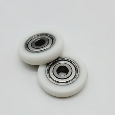 White rubber, PU, Nylon roller bearing for transmission door and window sliding system