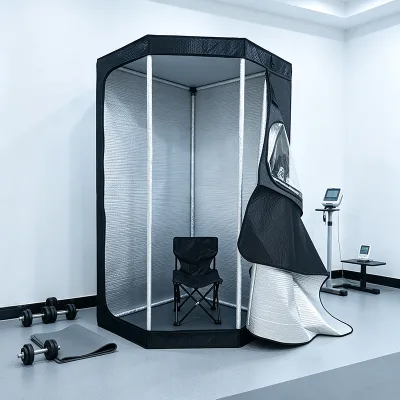 OEM Isolierte Sechseck Sauna Kabine Portable Dry Heat Sauna for Osterreich Privat Villa Eisbad Kombination