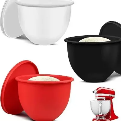 Silicone Bowl Insert for 5 Qt Tilt-Head Stand Mixer, Food-Grade Non-Slip Replacement Liner