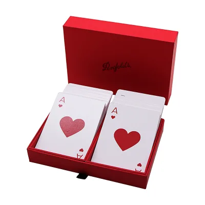 Custom Design Paper Playing Cards Game Gold Poker Cards With Your Own Logo Design