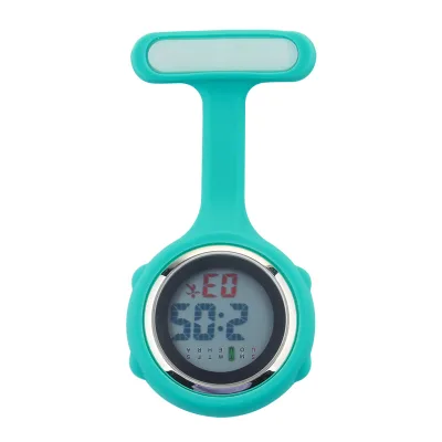 Custom Logo Watch Silicone Digital Quartz Pocket Promotional Items Clip Fob Nursing Pendant Relogio Nurses Watches