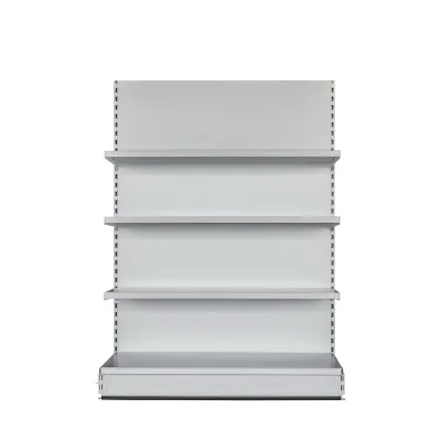 Multi-Tier Heavy Duty Metal  Supermarket Shelving, Easy Install ,Customizable Color Display Rack