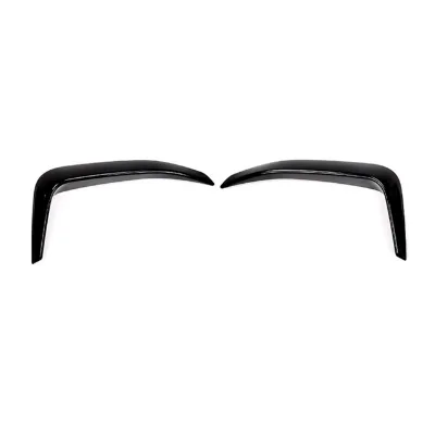 ABS Front Spoiler Lip for  Ford Mustang Mach-E Gloss Black and Carbon Fiber for Choose