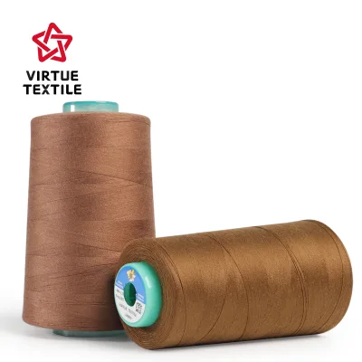 20/2 40/ Brown Spun Polyester Sewing Thread 3000y Hilo Poliester 20 2