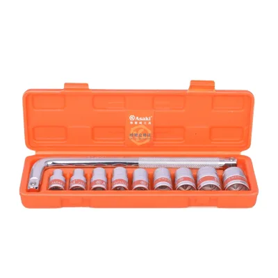 AK-9766 10 PCS 1/2" DR. Socket Wrench Set