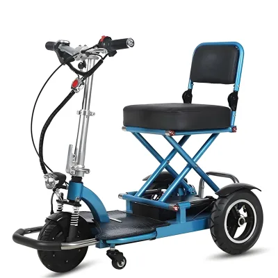 Lightweight Foldable Electric Tricycle, 3 Wheel Mobility Electric Scooter Bike,adult Battery-powered Vehicle, High Quality, 80km