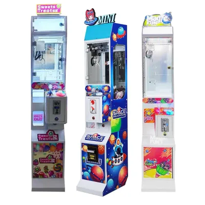 Professional Crane Machine Adjustable Claw Strength LED Light Custom Plug Language Mini Plastic for Arcade Entertainment Center