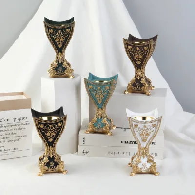 Arabic Resin Crafts Bakhoor Incense burner New Four Corner Cup Incense burner