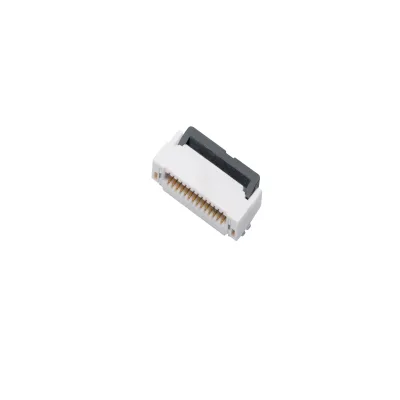 H2.0 Double-Sided Flat Cable Connector 0.5mm Spacing Gold-Plated Patch Seat for Smartphones Rated 50V -45~85 Made of Brass