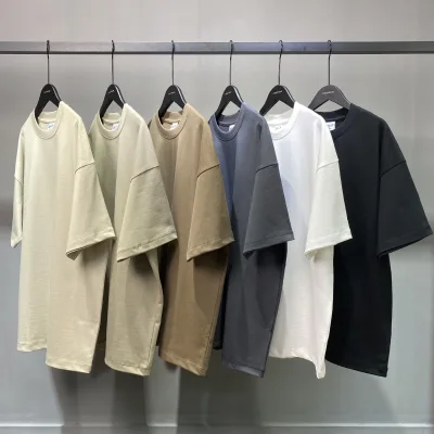 High Quality Multi-Color 100% Cotton Acid Washed T Shirt Oversized T Shirt Men Custom Blank Stone Acid Washed Vintage T Shirt