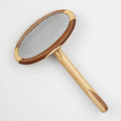 High Quality Bamboo Pet Slicker Brush for Big Dog