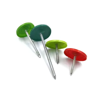 High Quality 3/4 " Bwg12 Plastic Head Cap Roofing Nails