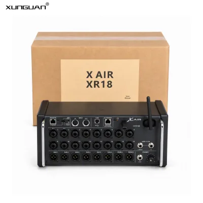 XR18 18 Channel Professional Digital Rack Mixer With 4 FX Engines 40 Bit DSP Gain Sharing Auto Mixing for Live Band,Church,Stage