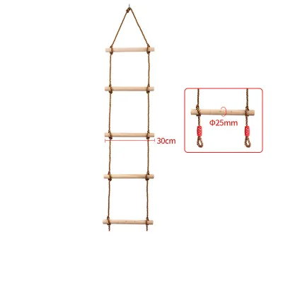 HOYE CRAFTS Wholesale Playground Swing Set Play Swing Sets Wooden Ladder Tree Swing
