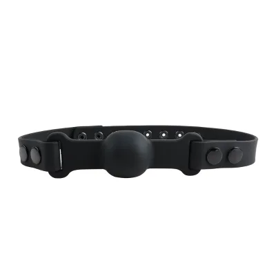 Best Selling Bondage Restraint BDSM Sex Toy Silicone Adjustable Belt Ball Mouth Gag with Straps Open Mouth Ball Gags for Couple