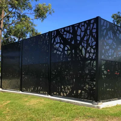 Privacy Screen Slats Horizontal Panels Garden and Gate Privacy Fence Outdoor