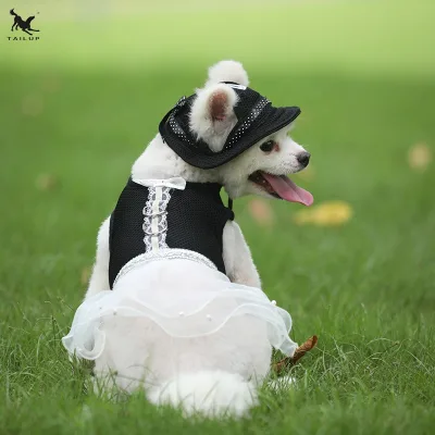 Harness Design Pet Clothes Dog Dress for Small Medium Dogs and Cats