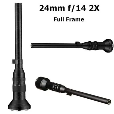 Venus Optics Laowa 24mm F/14 2x Macro Probe Lens With Built-In Ring Light for Canon EF RF Nikon Z Sony FE Leica L Camera